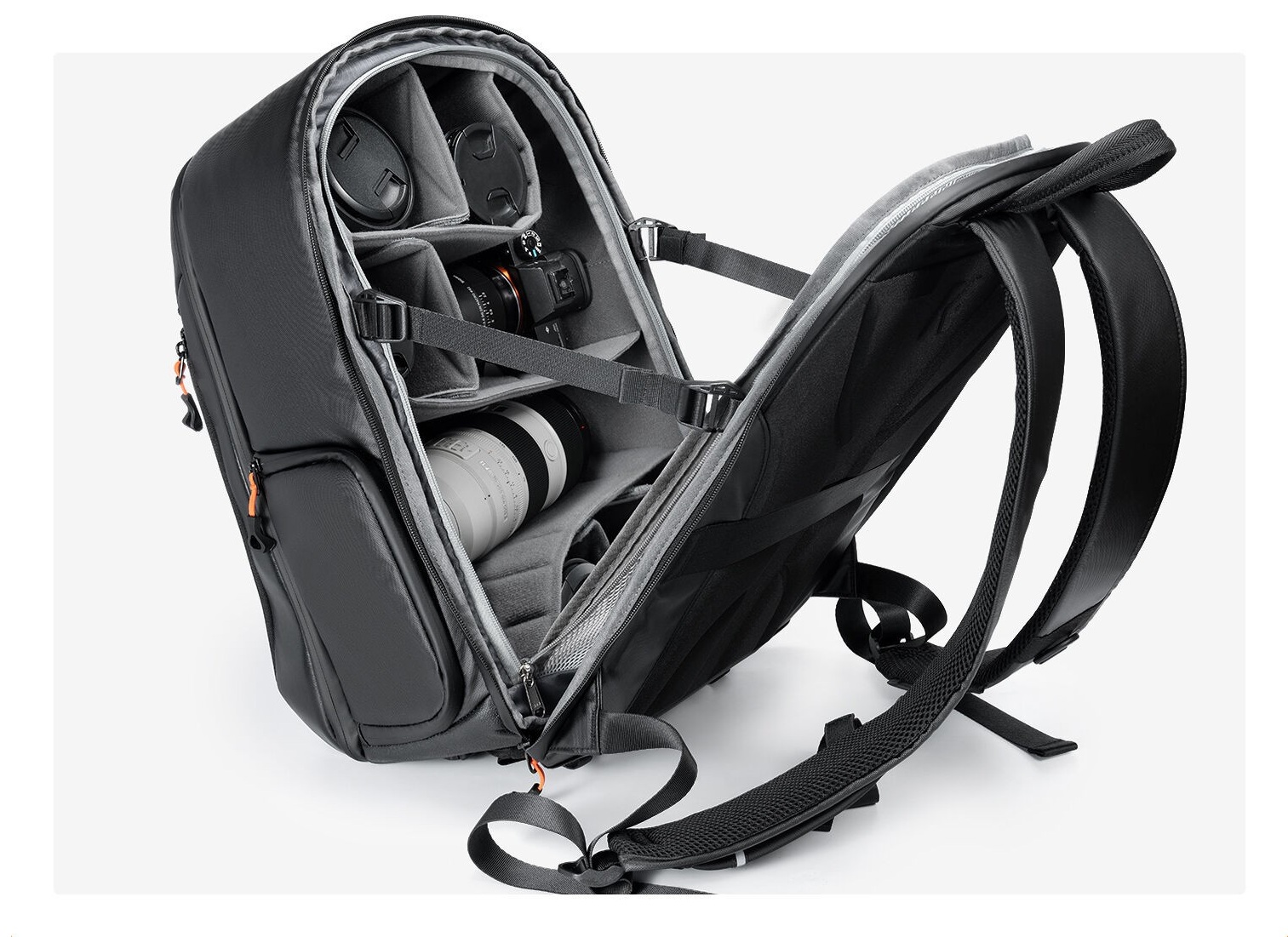 K&F Concept 25L Doğal Siyah Sırt Çantası (KF13.211)